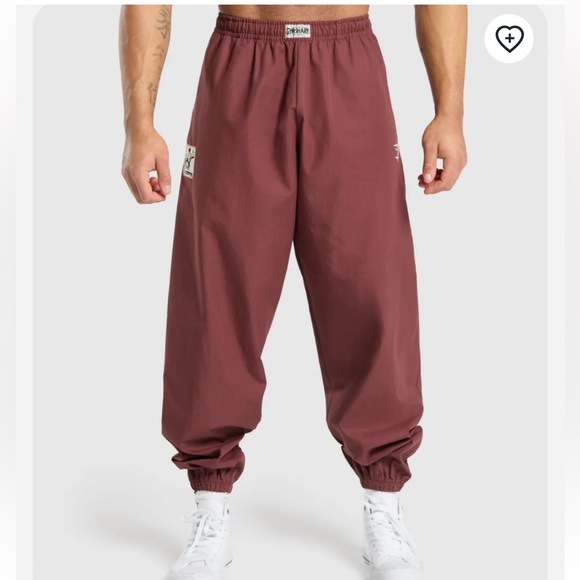 Gymshark Ripstop Pumper Pants Joggers L Red - Picture 7 of 11